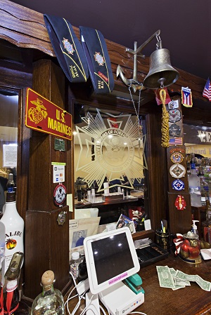 Behind the bar, Edward F. Lukoski Post by Larry Racioppo
