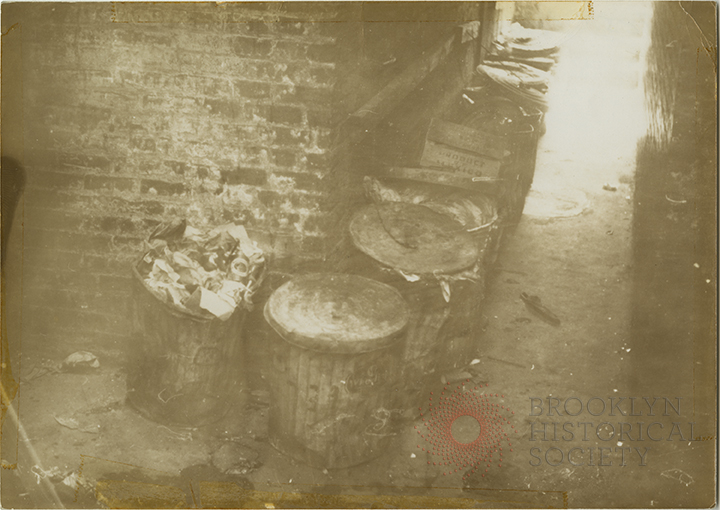 Garbage in Bedford Stuyvesant, circa 1962