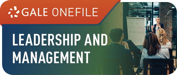 Logo for Gale OneFile: Leadership and Management
