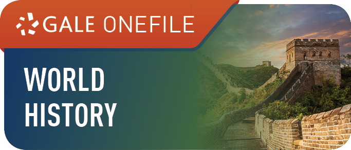 Logo for Gale OneFile: World History
