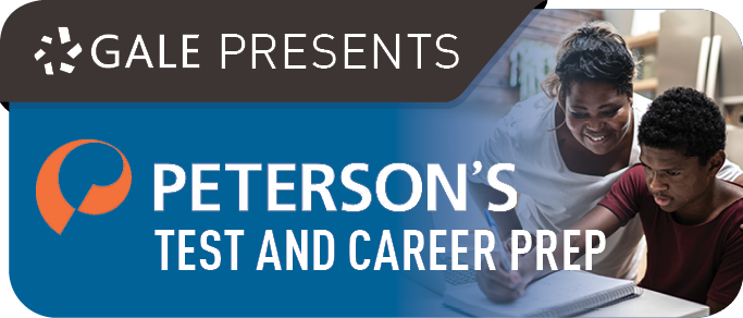 Logo for Gale Presents: Peterson's Test and Career Prep