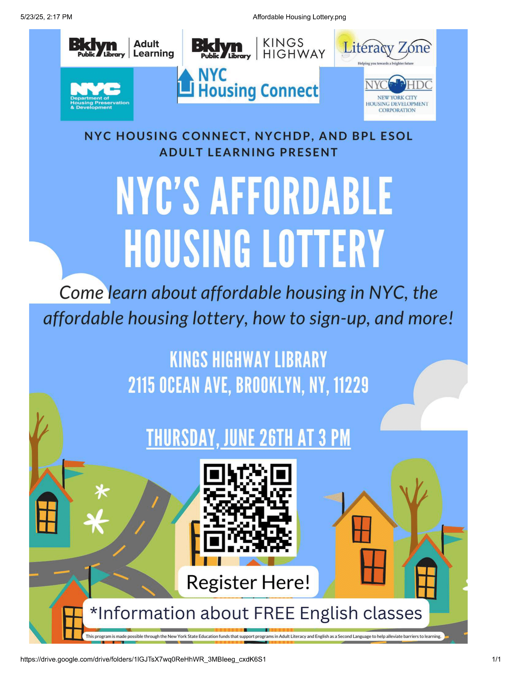 Affordable Housing With NYC Housing Connect | Brooklyn Public Library