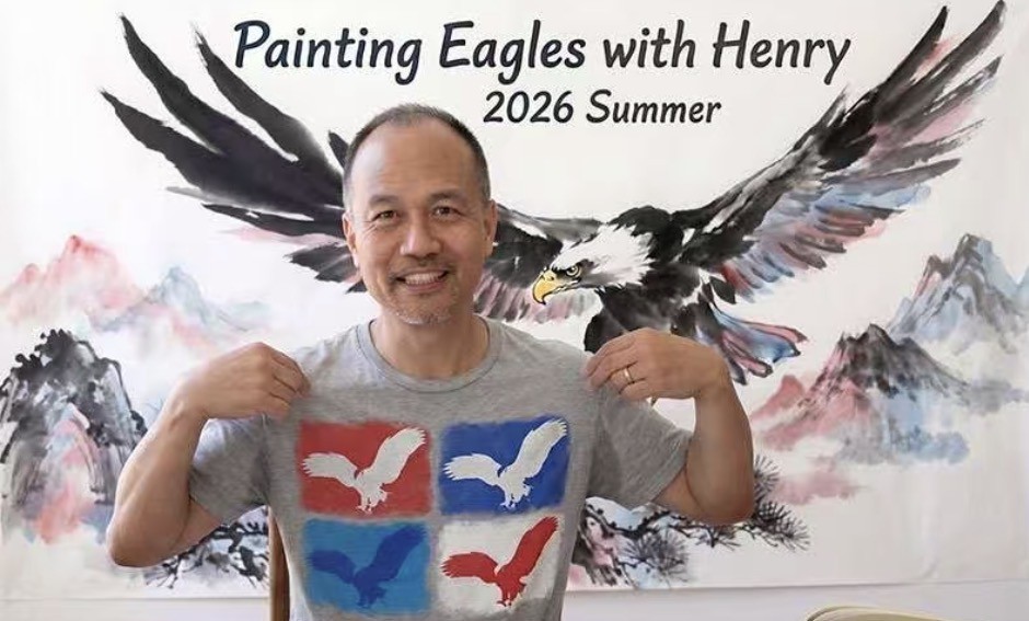 Painting American Eagles and other Birds of Prey with Henry Li