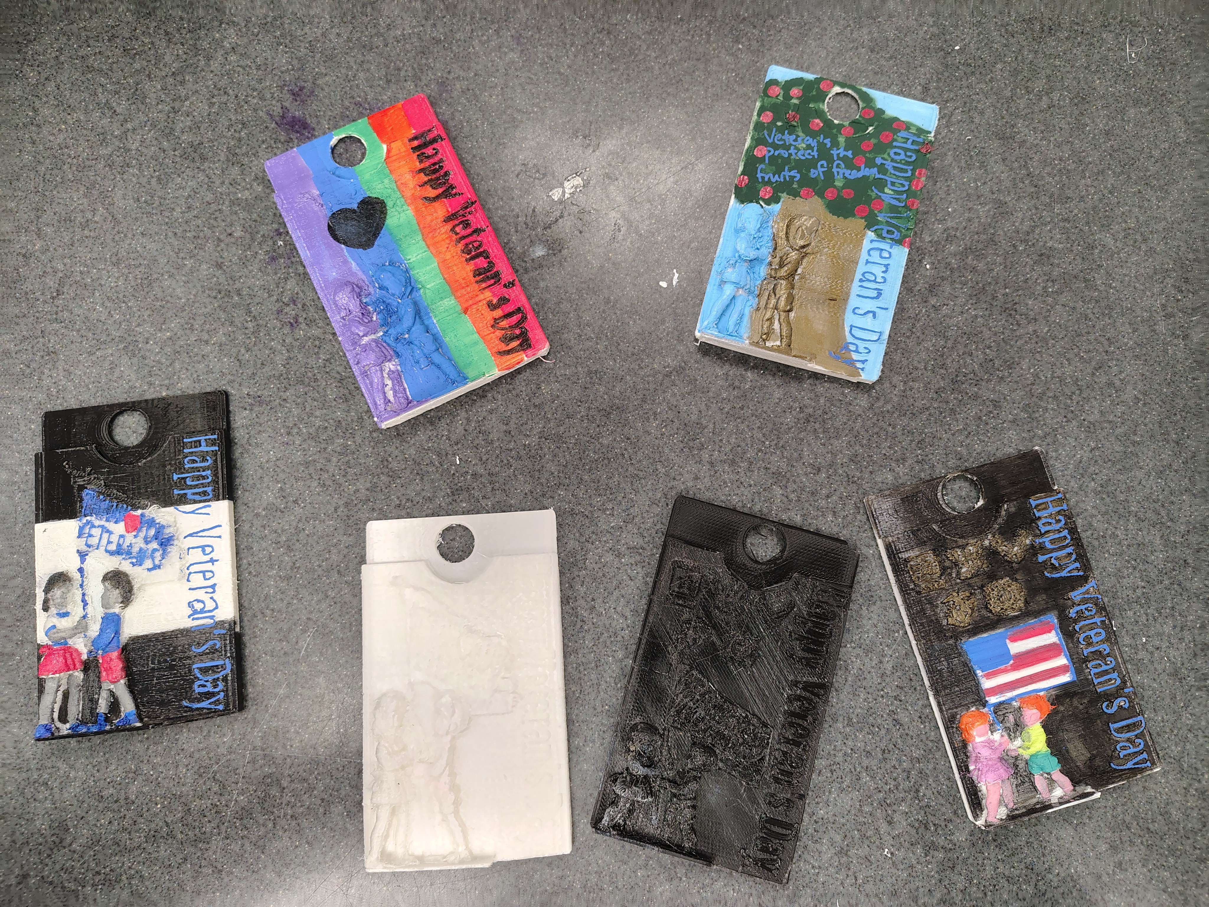 Veteran's Day Project - Library Card Holders