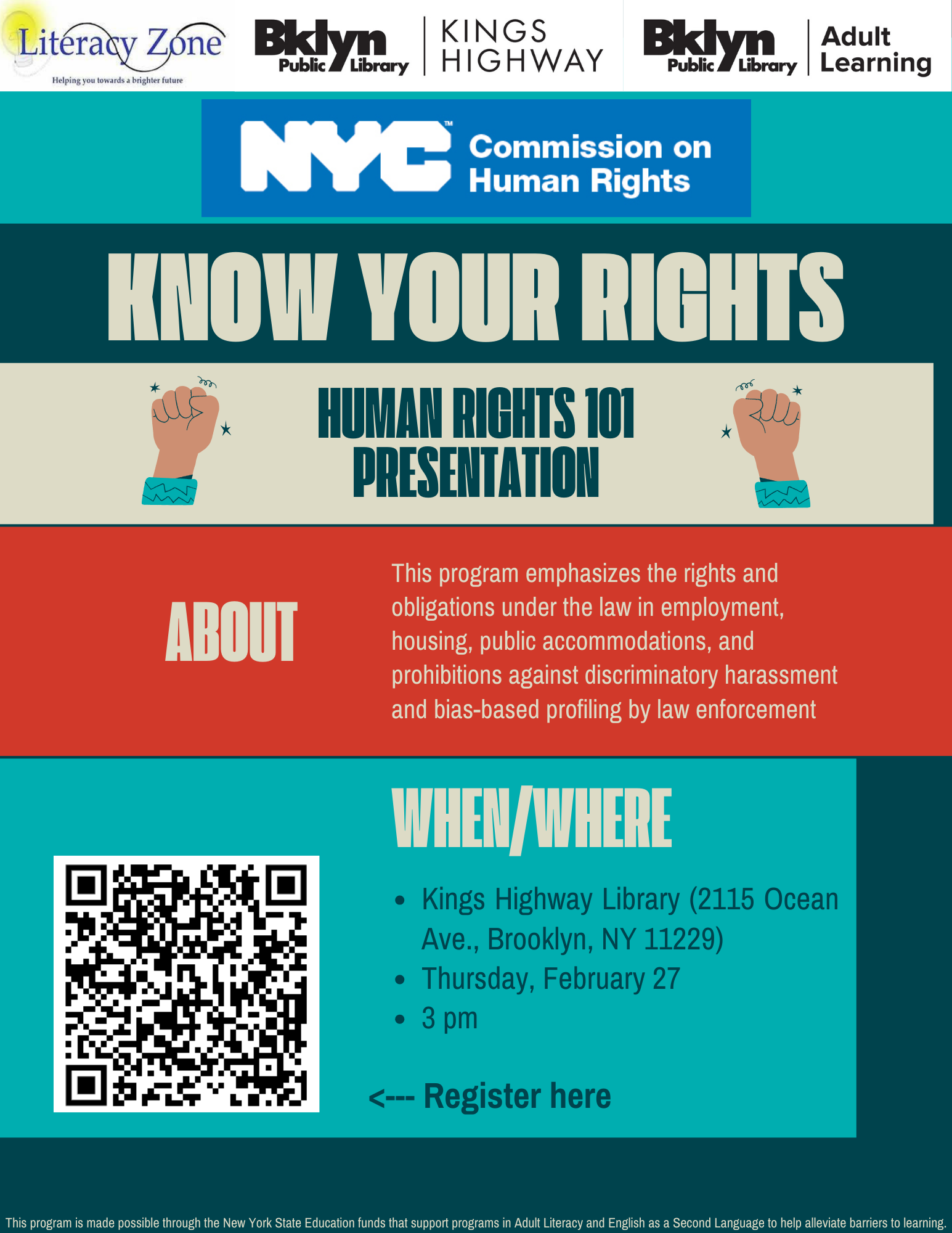 Example Know Your Rights Know Your Rights Presentation | Brooklyn Public Library
