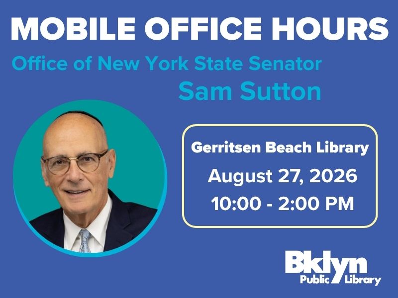 New York State Senator Sam Sutton Mobile Office Hours
