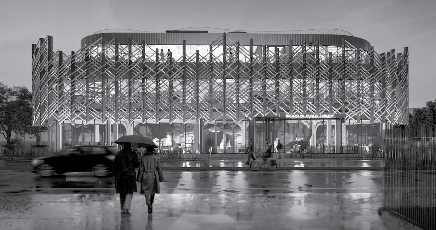 Rendering of the forthcoming New Lots Library