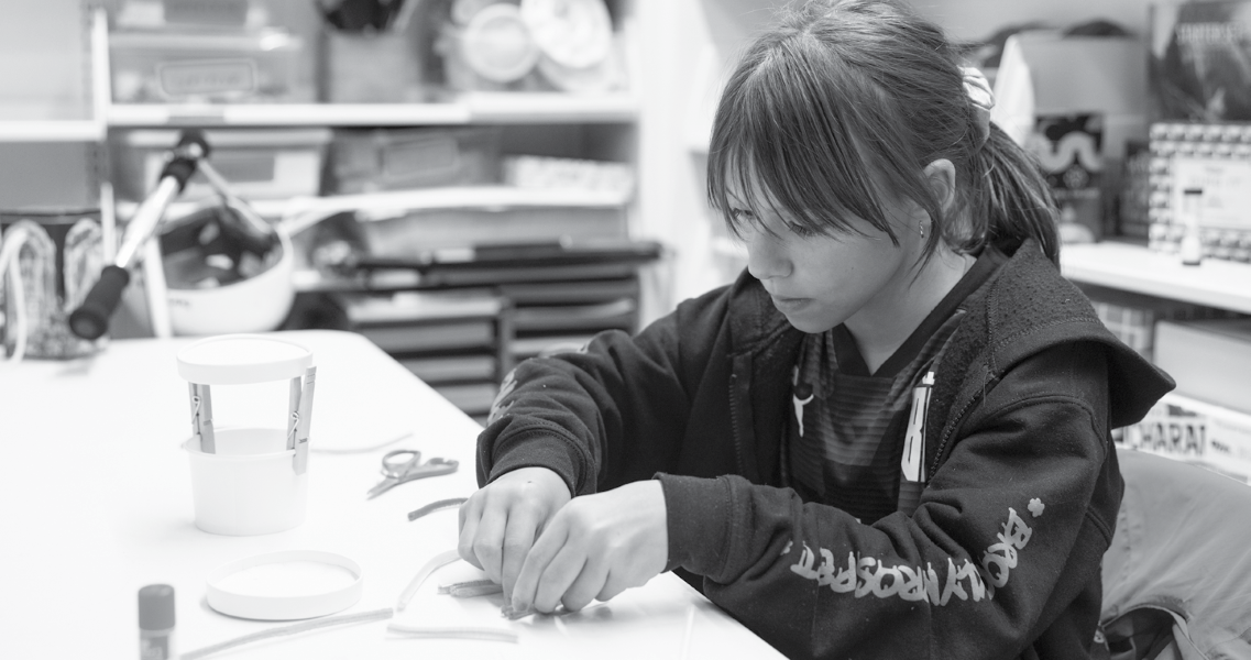 Middle school maker space, Brooklyn Heights Library