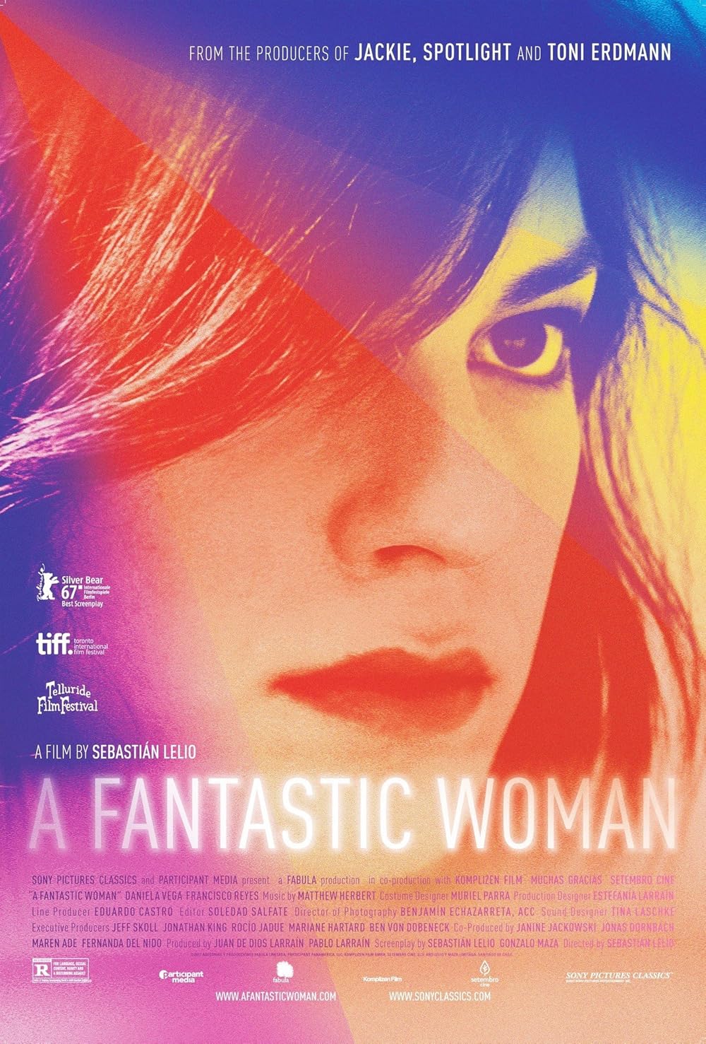 Poster for "A Fantastic Woman"