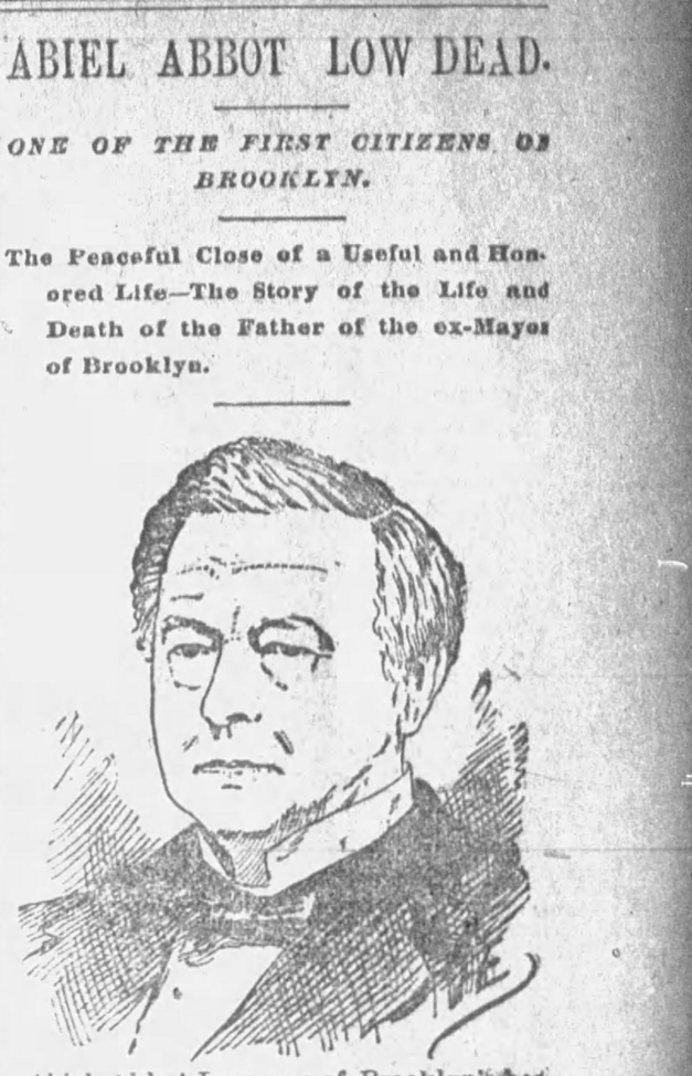 Brooklyn Daily eagle excerpt from A.A. Low's obituary