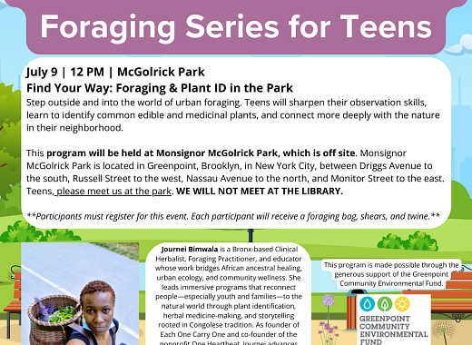 Find Your Way: Foraging & Plant ID in the Park