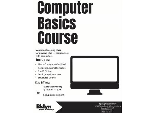 Computer Basics Course | Brooklyn Public Library