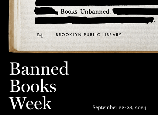 Banned Books Week Imagery - redacted document