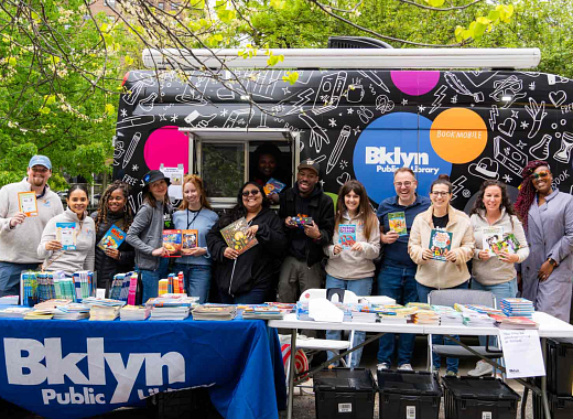 Brooklyn Public Library outreach tabling