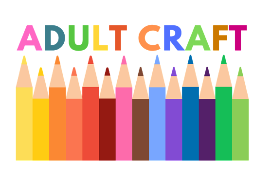 ADULT CRAFT FLYER WITH COLORFUL PENCILS