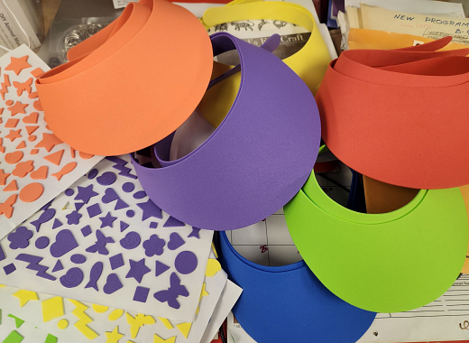 Decorate your own Foam Visors