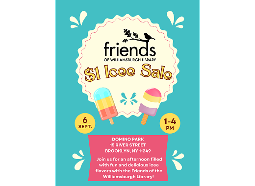 Willliamsburgh Friends Icee Sale Flyer 