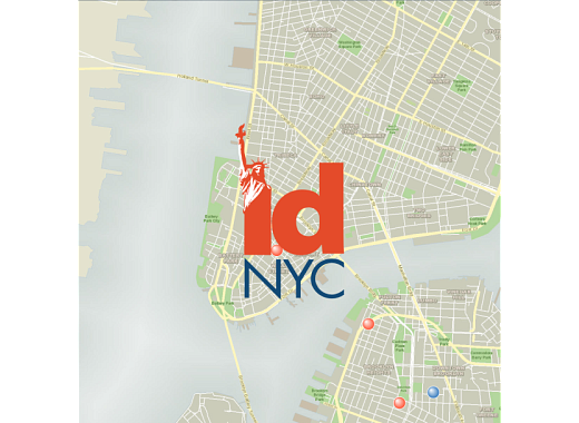 IDNYC Logo and Map