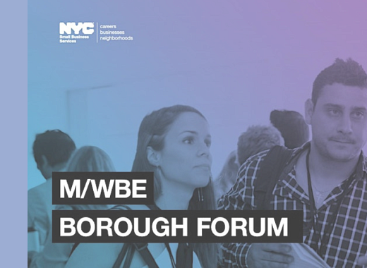 M/WBE Borough Forum - People talking
