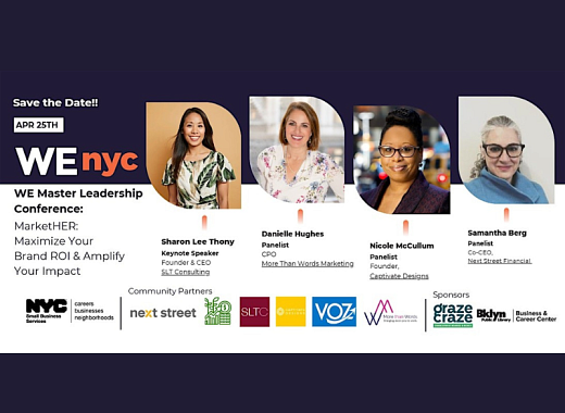 Join us at the WE Master Leadership Conference: MarketHER – Maximize Your Brand ROI & Amplify Your Impact