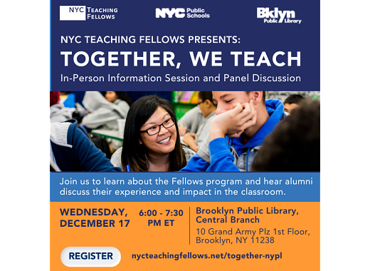 quot Together We Teach quot (NYC Teaching Fellows 2025 Info Session