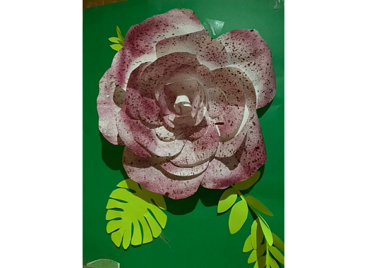 Paper flower art