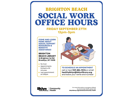 social work office hours brighton beach
