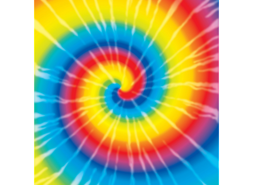 tie-die rainbow