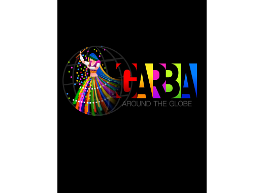 black background woman dancing with the word GARGA on the right side