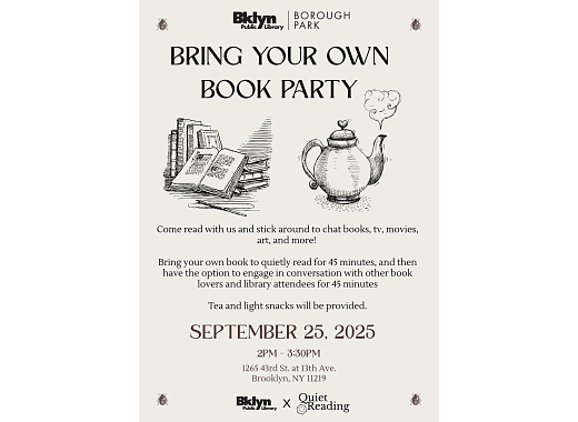 Bring Your Own Book Party